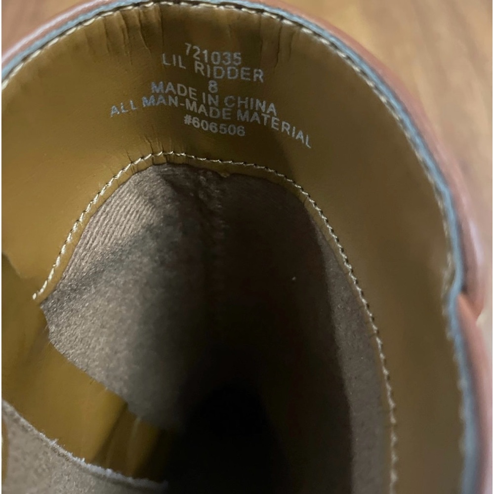 Toddler girl brown boots size 8